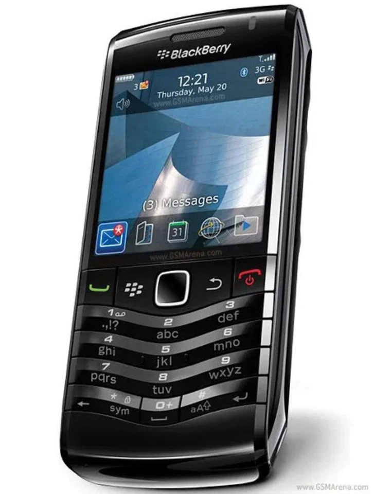 BlackBerry Pearl 9105 Original 9105 Mobile Phone 3G GSM WiFi QWERTY Smartphone - Immagine 4 di 4