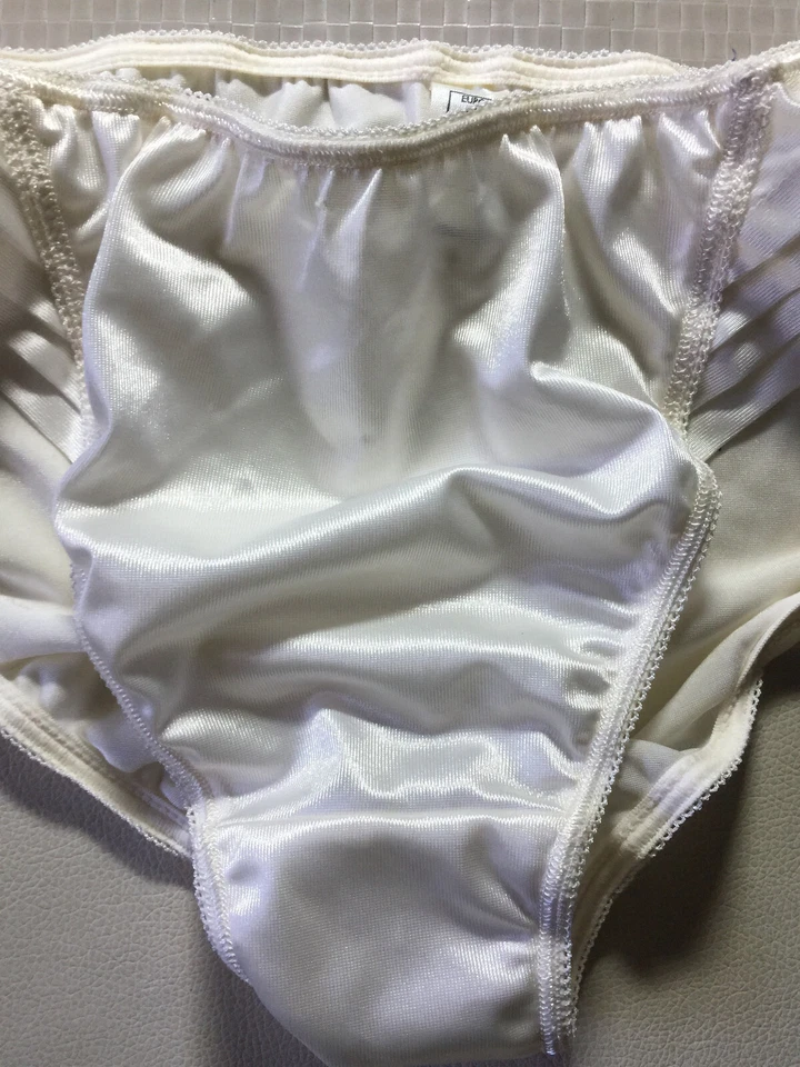 Bragas de bikini formales de tiro bajo de nailon satinado vintage GOSSARD talla pequeña 28 30 Foto 2 de 4