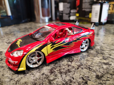 Saico 1/32 Custom Honda Integra Diecast Model Car Rare
