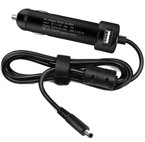 Chargeur Voiture pour Tablette Dell Latitude 7220 Rugged Extreme DC Power 3,0...