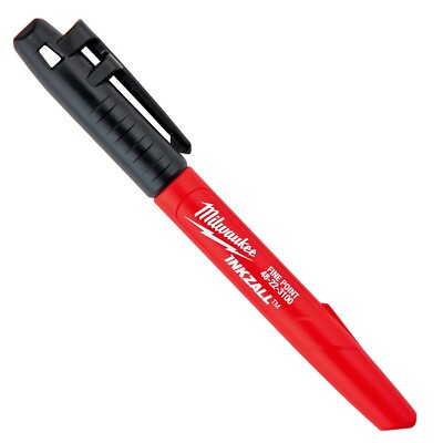 Milwaukee 48223100 feine Spitze schwarz Inkzall Baustellenmarkierer Stift
