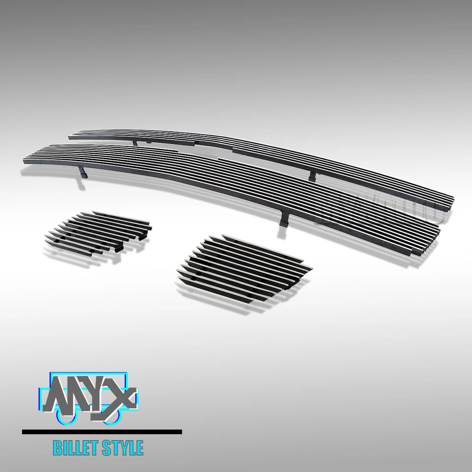 Billet Upper Bumper Grille Grill for 2007-2014 Chevy Tahoe/Suburban/Avalanche Foto 2 de 4