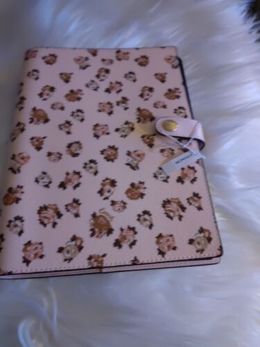 Coach Notebook New Print Rosette