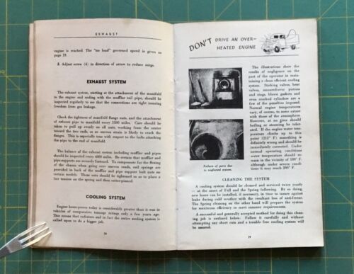 1946 MACK SERIES "L" TRUCK MAINTENANCE MANUAL, ORIGINAL RARE, 132 pages - Picture 5 of 7