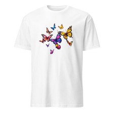 Butterfly Unisex T-Shirt, fun flower nature outdoors