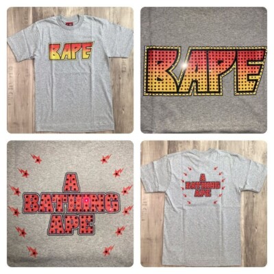 A BATHING APE ターゲットマーク　スワロフスキー　tシャツ BAPE A BATHING APE ターゲットマーク スワロフスキー tシャツ BAPE