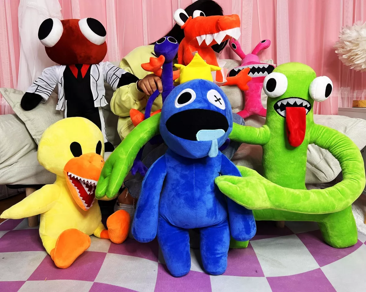 Rainbow Friends Plush Toy Cartoon Game Character Doll orange lizard Monster  Soft Stuffed Animal Toys For Children Christmas Gift