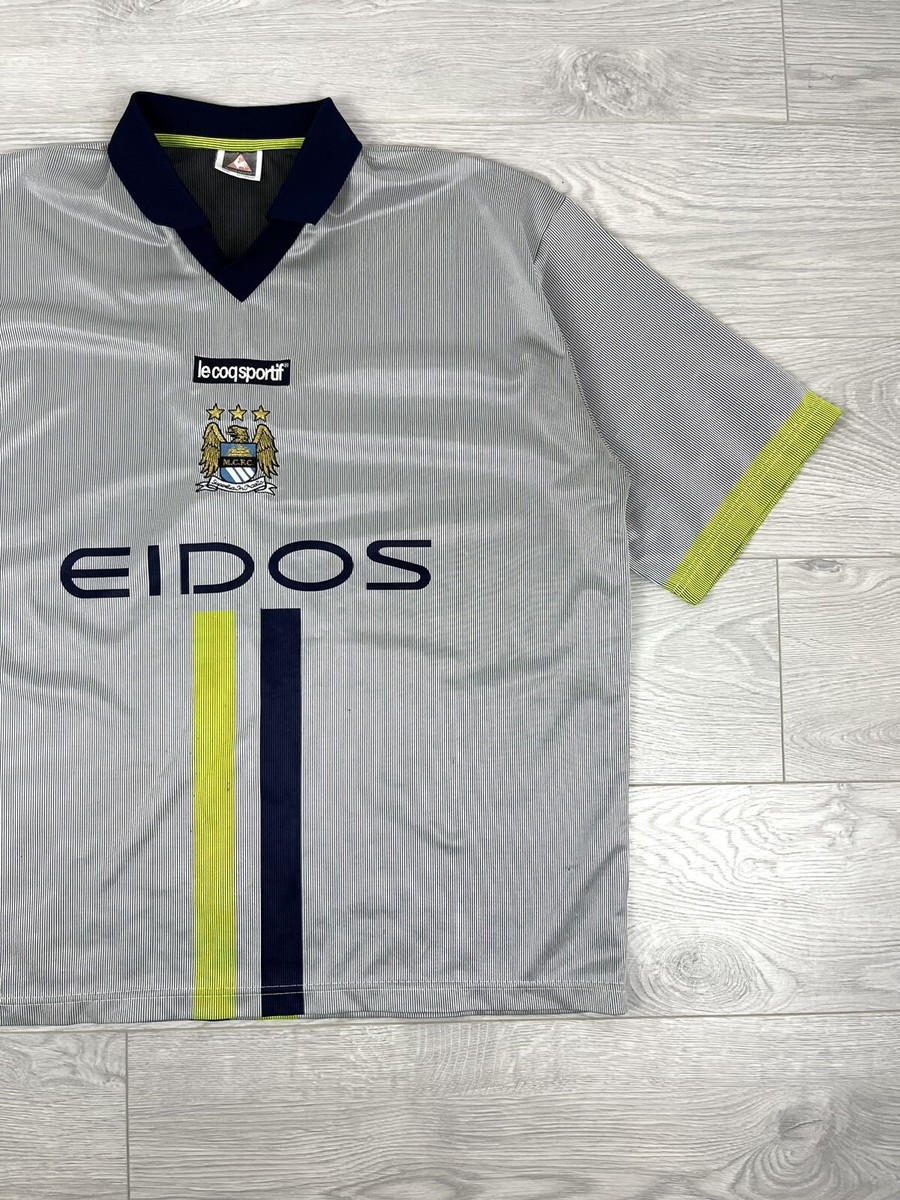 ウェア 99/01 Le Coq ManchesterCity  Shirt Vintage 1999-2001 Manchester City Vintage Home Shirt Jersey
