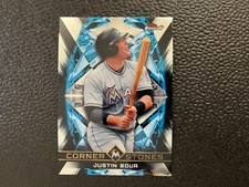 2018 Topps Finest FC-JUB Justin Bour Finest Cornerstones