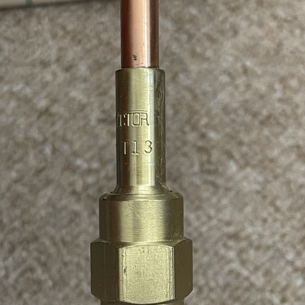 WeldingCity W-Type Acetylene Nozzle – Size 1, Heavy Duty Oxy-Acetylene Welding/Brazing Tip For Victor 300 Series Torch Handles