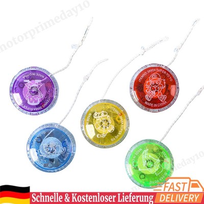 Yo-Yo Plastic Responsive Bearing Ball Toys Flashing Yo-Yo Party Favors for Kids
