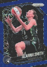 2025 Panini Prizm WNBA #101 Alanna Smith Blue Velocity Prizms
