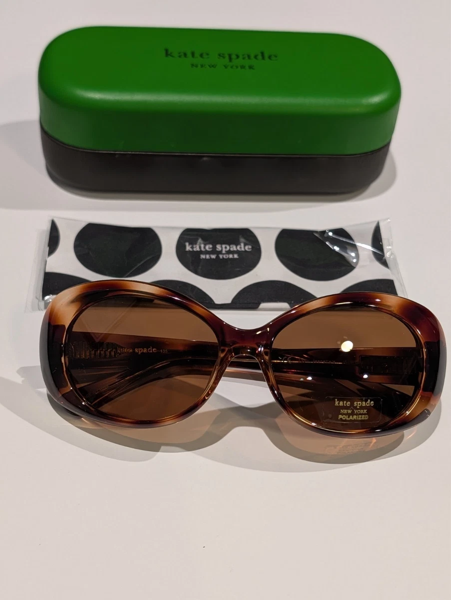 kate spade new york Polarized Brown Oval Sunglasses for  display picture 1