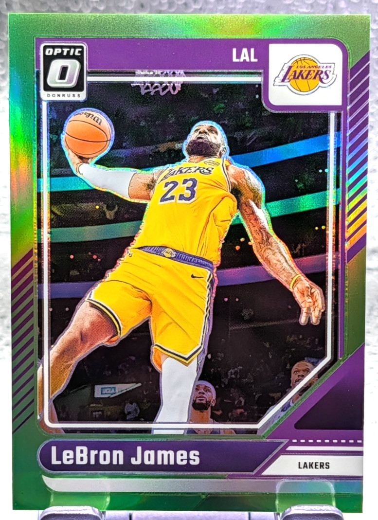 2024-25 Panini Donruss Optic - LeBron James #148 Lime Green Prizm /149
