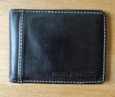 Rocha John Rocha Leather Card Wallet Dark Brown 9 compartments holds 9 cards