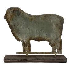 Country Style Sheep Weathervane Folk Art Statue