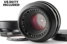  Exc 5 Leica Summicron R 50mm f/2 2Cam MF Lens w/ Hood For R Mount From JAPAN