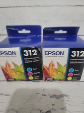 Epson 312 CMY Color Ink Cartridge Set Standard Capacity Exp 10/28,New