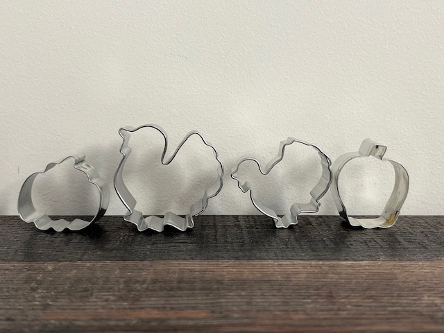 R&M International 8 Cookie Cutters Fall Halloween Thanksgiving Pumpkin Turkey ++