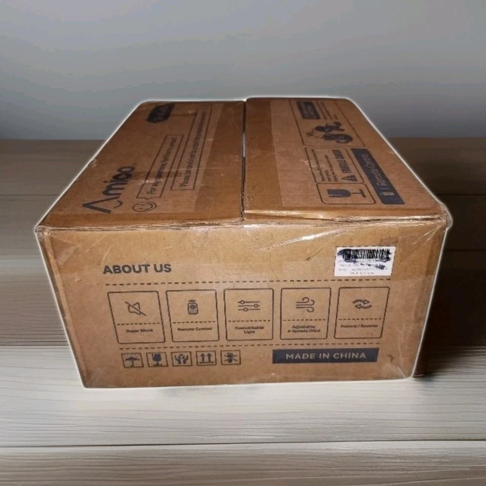 Ceiling Fan 44" Flush Mount Base w/ Remote Reversible 3CCT Dimmable LED w/ Timer - Image 3 of 4