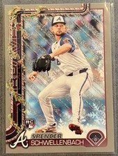 2025 Topps Holiday - Spencer Schwellenbach #H199 Holiday Silver Glitter (RC)