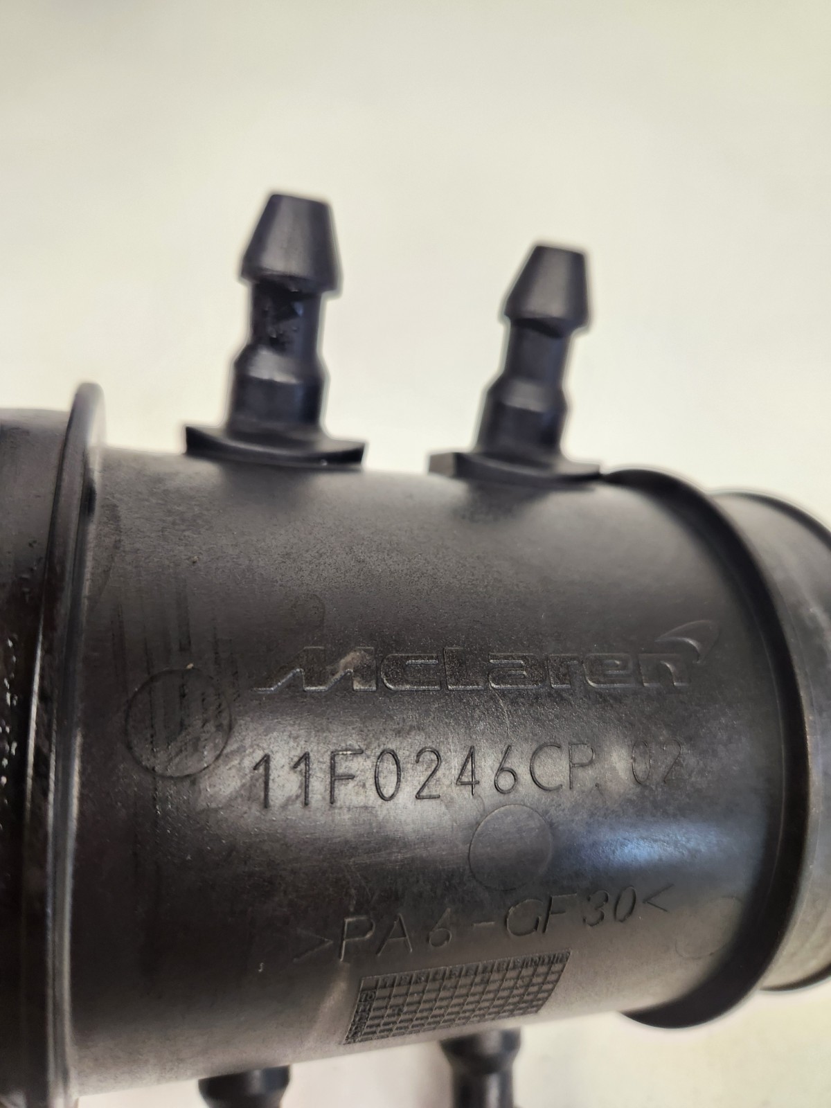 McLaren MP4-12C 2012-2014 Intake hose P/N 11F0246CP