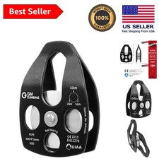 Single Sheave Aluminum Pulley with 32kN Capacity - Ideal for Rescue Operations