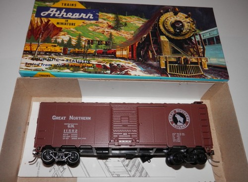 Coche de caja de carga de grano Athearn HO 40' Great Northern GN 11582 #2092 con kadees | Zustand: Used