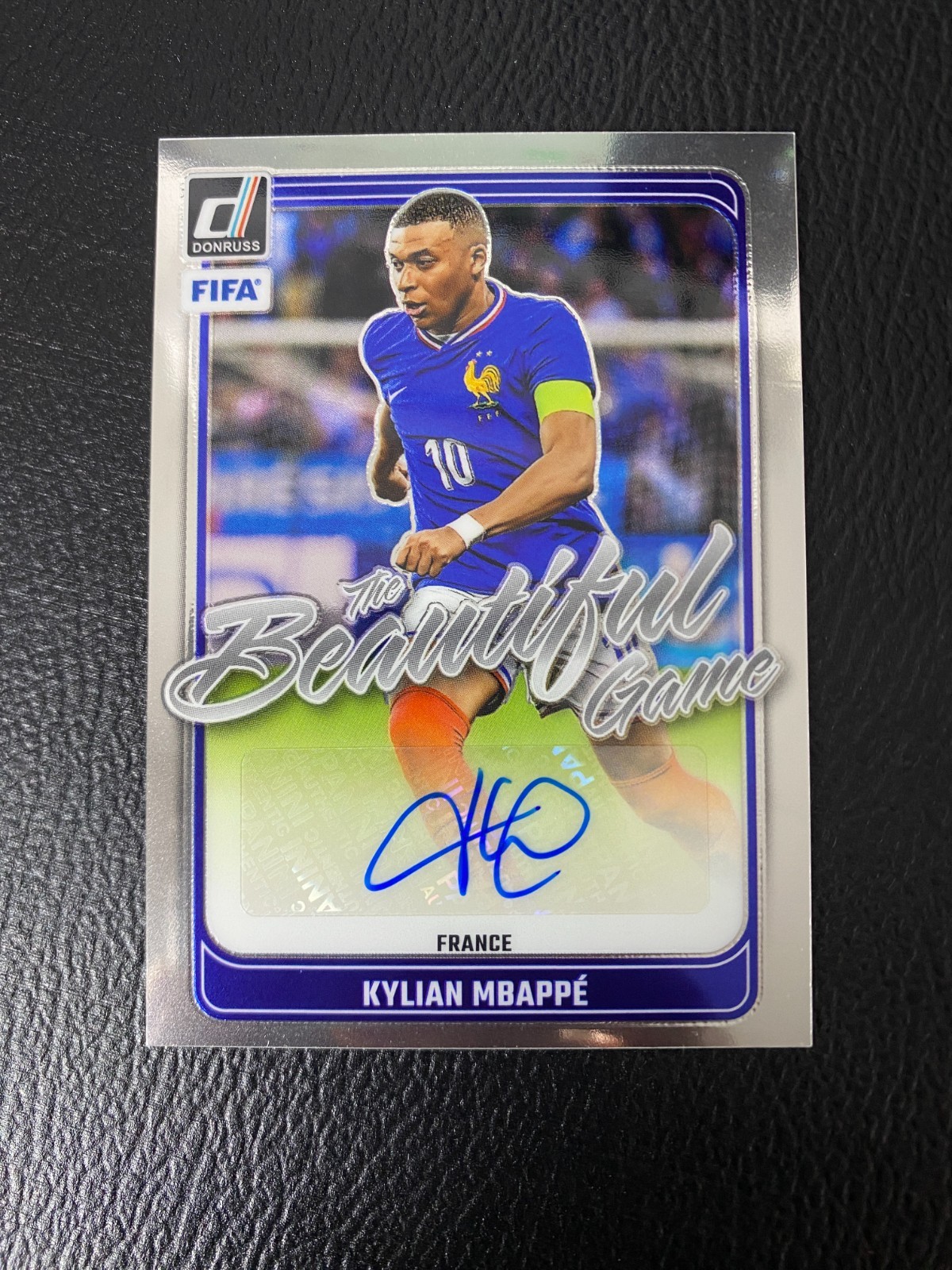 2024-25 Panini Donruss FIFA Kylian Mbappe The Beautiful Game  Auto France