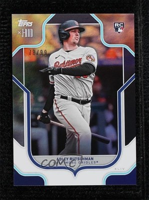 2023 Topps X J-Rod Rainbow Foil 78/99 Adley Rutschman #44 Rookie RC ez6