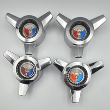 1963 Ford Galaxie 500 Chrome Center Spinner Caps