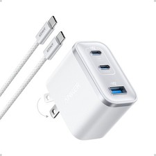 Anker Nano Charger, Ultra-Fast 70W Output 3-Port USB C, Fast Charging