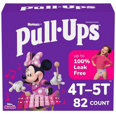 Pull-Ups Girls' Learning Designs Training Pants Econ+ Pack - Size 4T-5T -