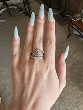 Ladies Engagement Ring Set
