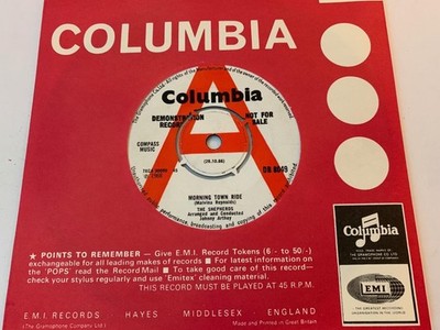SHEPHERDS Morning Town Ride / Penny Serenade 1966 DEMO Columbia DB8049 EXCELLENT