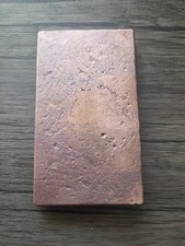 2.6 LB Hand Poured Copper Bar   2 lb 10 oz   Solid Copper Bullion Ingot