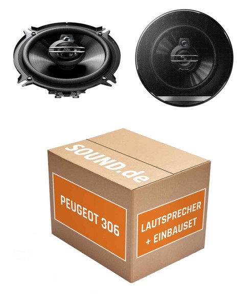 Lautsprecher Boxen Heck Pioneer TS-G1330F FüR Peugeot 306 2X Tief-MitteltöNer Mi-image