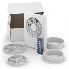 Dryzone dMEV Bathroom & Kitchen Extractor Fan (100/125mm) Timer  Automatic Modes