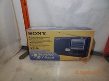 Sony ICF-36 Meteo/TV/FM/AM Radio portatile a 4 bande