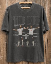 The Duo Retro England Soccer #10 Inspired Graphic Shirt Vintage Football Tee