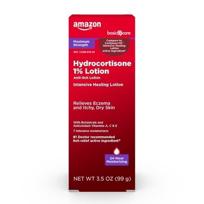 Hydrocortisone 1% Anti Itch Lotion Maximum Strength Eczema Itch Relief (74