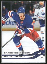 Braden Schneider 2025-26 Upper Deck #116 New York Rangers
