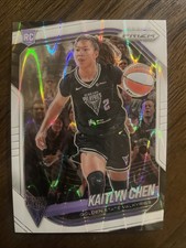 2025 Panini Prizm WNBA Kaitlyn Chen Rookie White Seismic #100 Valkyries RC
