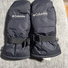 Columbia Youth Kids Omni-heat Whirlbird Black Mittens Gloves Size Medium Yourh