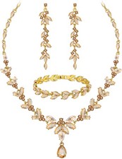 Wedding Jewelry Sets for Bride Bridesmaid Bridal Jewelry Set for Women Weddin...