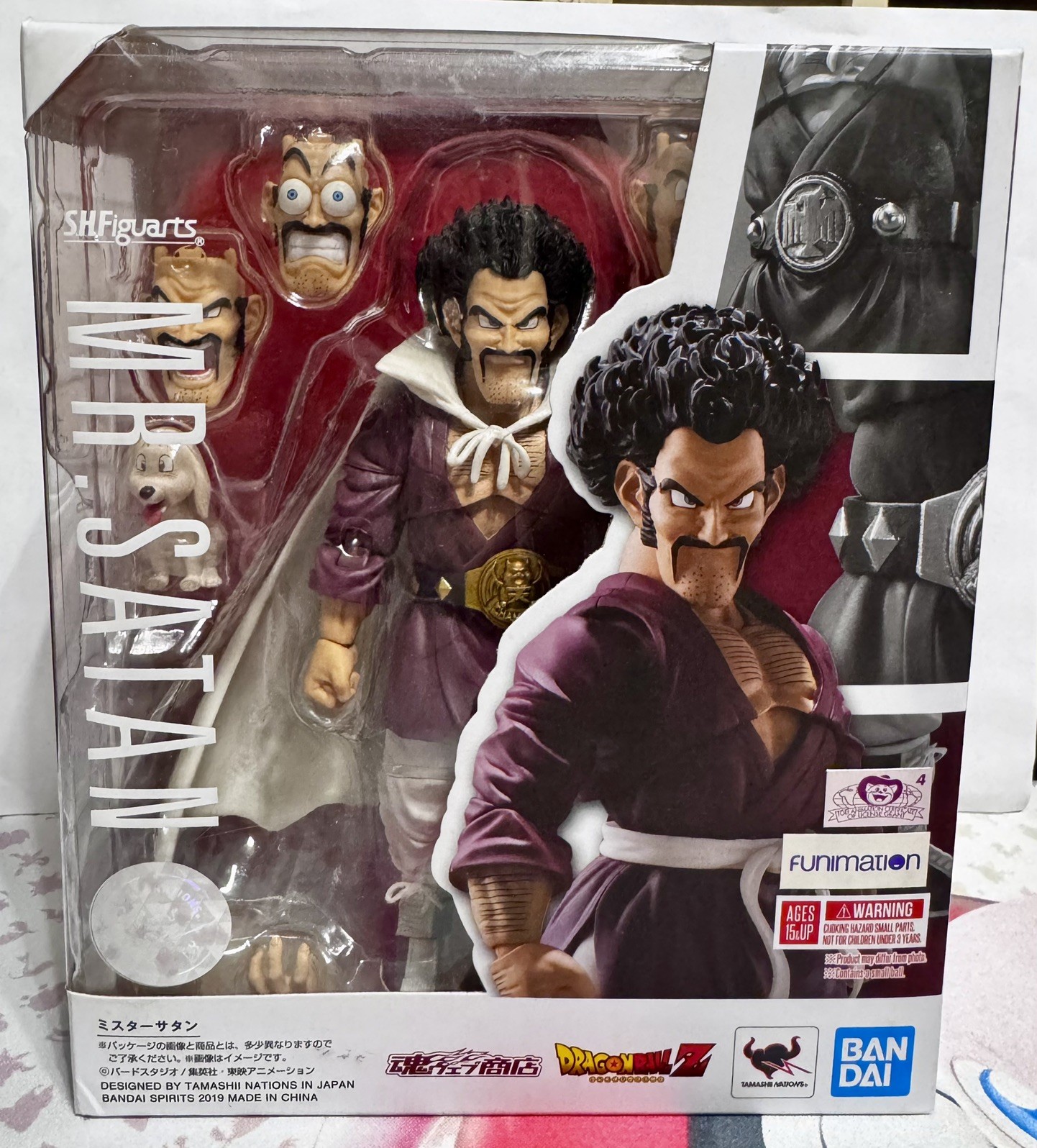Bandai Tamashii S.H.Figuarts Dragon Ball DBZ Mr. Satan (Nuevo Auténtico)
