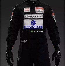 Ayrton Senna Black Go Kart Racing Suit CIK/FI...