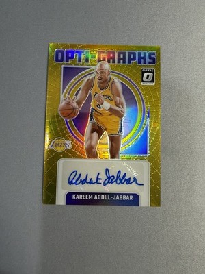 2024-25 Panini Donruss Optic - Opti-Graphs Kareem Abdul-Jabbar Gold #OG-KAJ /10
