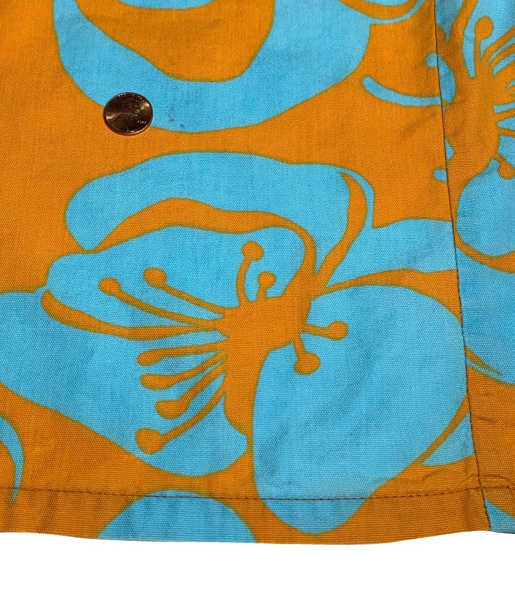 TIKI SURFAH Vintage 70s Men's SS Hawaiian Shirt - Sz M