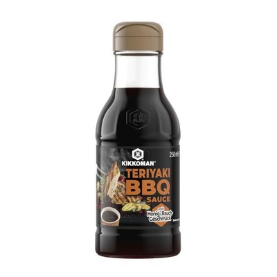 Kikkoman Teriyaki BBQ Sauce mit Honig und Rauchgeschmack Flasche 250ml